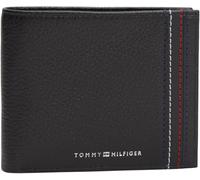Tommy Hilfiger Uomo Borsello Central Coin in Pelle, Nero (Black), Taglia Unica