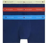 Tommy Hilfiger Uomo Boxer Confezione da 3 Trunks Elasticizzati, Blu (Blue Spl/Trra Rd/Fded Fluro), S
