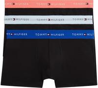 Tommy Hilfiger Uomo Boxer Confezione da 3 Trunks Elasticizzati, Nero (PCH Dusk/Tme COB/Keep Blue), S