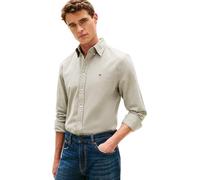 Tommy Hilfiger Flex Dobby SF Camicia Uomo Mw0Mw29970, Verde, M