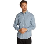 Tommy Hilfiger Uomo Camicia Flex Poplin Gingham Regular Fit, Multicolore (Nouveau Green / Multi), S