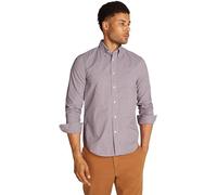 Tommy Hilfiger Uomo Camicia Flex Poplin Gingham Regular Fit, Multicolore (Regatta Red / Multi), S