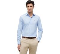 Tommy Hilfiger Uomo Camicia Flex Poplin Mini Tartan Shirt con Colletto a Punta