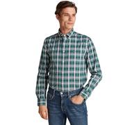Tommy Hilfiger Uomo Camicia Flex Poplin Plaid Regular Fit, Multicolore (Nouveau Green/Allover), L