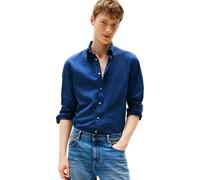 Tommy Hilfiger Uomo Camicia Flex Poplin Solid Regular Fit