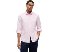 TOMMY HILFIGER Camicia 'Regular Fit Flag Embroidery' rosa Uomo TOMMY HILFIGER M