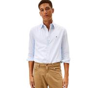 Tommy Hilfiger Uomo Camicia Poplin Gingham Casual, Blu (Sweet Blue/Check), XXL