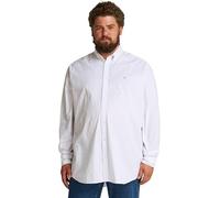 Tommy Hilfiger Uomo Camicia Poplin Polka DOT in Cotone, Bianco (Optic White/Navy DOT), 3XL