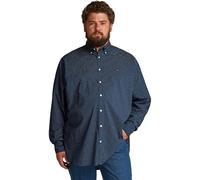 Tommy Hilfiger Uomo Camicia Poplin Polka DOT in Cotone, Blu (Night Sky/Multi DOT), XXL
