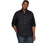 Tommy Hilfiger Uomo Camicia Regular Fit, Nero (Black), XXL
