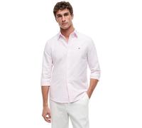 Tommy Hilfiger Uomo Camicia Stripe Regular Fit Maniche Lunghe