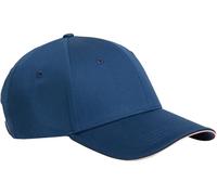 Tommy Hilfiger Cappellino da Uomo TH Corporate in Cotone a 6 Pannelli Am0Am12035, Blu, Taglia Unica