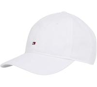Tommy Hilfiger Uomo Cappellino Flag Soft 6 Panel in Cotone, Bianco (TH Optic White), Taglia Unica