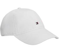 Tommy Hilfiger Cappello da Uomo TH Flag Soft 6 Panel cap AM0AM14099, Bianco, Taglia Unica