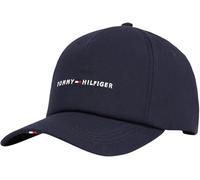 Tommy Hilfiger Uomo Cappellino Foundation Soft 6 Panel con Logo, Blu (Space Blue), Taglia Unica