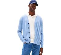 Tommy Hilfiger Uomo Cardigan Giacca in Maglia Essential Cotton con Chiusura a Bottoni, Blu (Brisk Blue), S