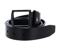 Tommy Hilfiger Uomo Cintura Denton Matte 3.5 Cintura in Pelle, Nero (Black), 85 cm
