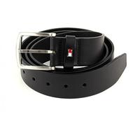 Tommy Hilfiger Uomo Cintura New Denton 4.0 Belt Cintura in Pelle, Nero (Black), 90 cm