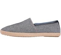 Tommy Hilfiger Uomo Espadrillas Chambray in Lino, Nero (Black), 44