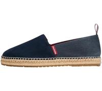 Tommy Hilfiger Uomo Espadrillas Flex Mix in Pelle Scamosciata, Blu (Desert Sky), 41
