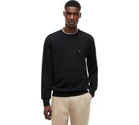 Tommy Hilfiger Uomo Essential Terry Girocollo MW0MW37237, Nero, XXL