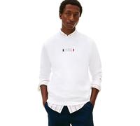 Tommy Hilfiger Brand Love Sweatshirt Mw0Mw41428 Felpa Senza Bottoni, White (White), L Adulto