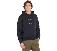 Tommy Hilfiger Felpa Uomo con Cappuccio, Blu (Desert Sky), XXL