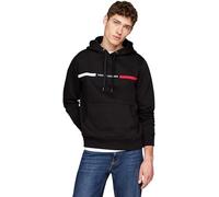 Felpa da tennis da uomo Tommy Hilfiger Chest Insert - Nero XXL