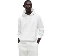 Felpa con cappuccio e coulisse Bianco S Tinta unita