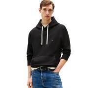 Tommy Hilfiger Uomo Felpa con Cappuccio Essential Fleece Regular Fit, Nero (Black), L