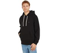 Tommy Hilfiger Uomo Felpa con Cappuccio Essential Fleece Regular Fit, Nero (Black), M