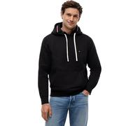 Tommy Hilfiger Uomo Felpa con Cappuccio Essential Fleece Regular Fit, Nero (Black), XS