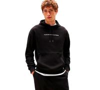 Tommy Hilfiger Uomo Felpa con Cappuccio, Nero (Black), S