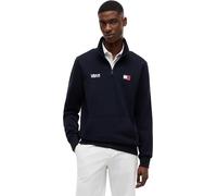 Tommy Hilfiger Uomo Felpa con Cerniera US SailGP Flag in Cotone, Blu (Desert Sky/White/Medium Red), S