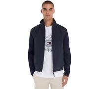 Tommy Hilfiger Uomo Felpa con Cerniera Zip Through Senza Cappuccio, Blu (Desert Sky), M