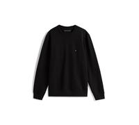 Tommy Hilfiger Uomo Felpa Essential Fleece Crew Neck Regular Fit, Nero (Black), XS
