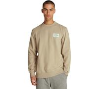 TOMMY HILFIGER Felpa cachi / nero / offwhite, Taglia L