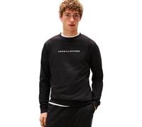 Tommy Hilfiger Uomo Felpa Track Top con Scollo Rotondo, Nero (Black), XXL
