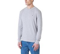 Tommy Hilfiger Uomo Felpa Track Top Senza Cappuccio, Grigio (Light Grey Heather), S