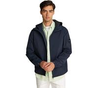 Tommy Hilfiger Uomo Giacca a Vento Branded Hooded Sportiva, Blu (Desert Sky), L