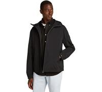 Tommy Hilfiger Uomo Giacca a Vento Branded Hooded Sportiva, Nero (Black), XL