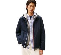 Tommy Hilfiger Uomo Giacca a Vento Hooded Leggera, Blu (Desert Sky), L