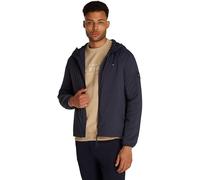 Tommy Hilfiger Uomo Giacca a Vento Tech Packable con Cappuccio, Blu (Desert Sky), L