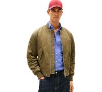 Tommy Hilfiger Uomo Giacca Bomber Authentic con Zip, Verde (Army Green), S