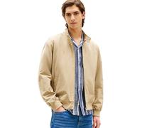 Tommy Hilfiger Uomo Giacca da Mezza Stagione Harrington con Zip, Marrone (Camel), L