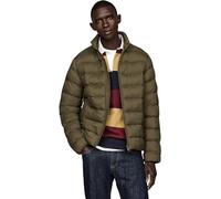 Tommy Hilfiger Uomo Giacca Trapuntata Mid Weight Stand Collar Jacket senza Cappuccio, Multicolore (Army Green), M