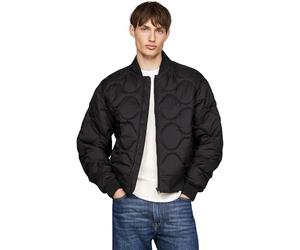 Tommy Hilfiger Uomo Giacca Trapuntata Onion Quilted Bomber Giacca da Mezza Stagione, Nero (Black), S