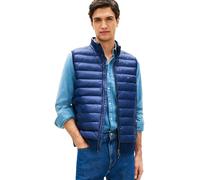 Tommy Hilfiger Uomo Gilet Mix Media Essential Imbottito, Blu (Carbon Navy), XL