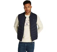 Tommy Hilfiger Uomo Gilet Mix Quilt Impermeabile, Blu (Desert Sky), S