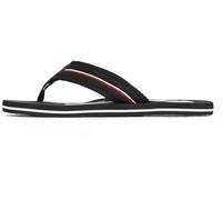 Tommy Hilfiger Uomo Infradito Corporate Beach Sandal Ciabattine, Nero (Black), 42